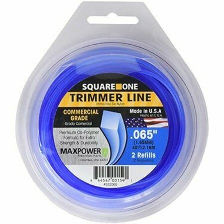 MAXPOWER LINE .065IN 50FT SQUARE ONE TRIM 332065